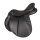 Springsattel Comfort, Leder, schwarz, 44cm/17,5