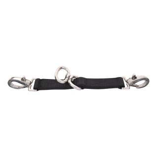 Longierbrille mit Wirbel, schwarz, 18 cm