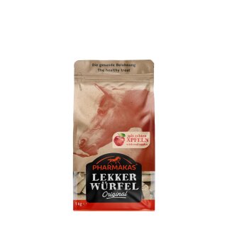 Pharmakas Lekkerwürfel Apfel 1kg