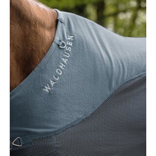 Fleece/Fliegendecke Comfort, kreideblau, 145 cm