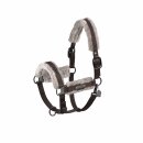 Eskadron Halfter DOUBLE PIN GIRTH FAUXFUR Platinum 24