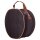 BR Helmtasche schwarz mit beigebrauner Biese