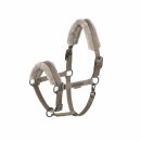 Eskadron Halfter DOUBLE PIN FAUX FUR Platinum 25