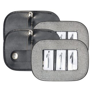 Turniernummern IRHGlitter square, Satz von 2 Stk