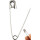 Startnummer Sicherheitsnadeln – 5er Set, 8 cm