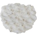 Haarnetz chenille weiß