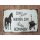 Retro Blechschild Pferde Vintage 30 x 20 cm