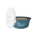 Müsli-Schale mit Deckel versch. Farben