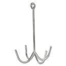 Zaumzeughaken, 4-armig, Metall