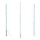 Longierpeitsche, zerlegbar azurblau 200 cm