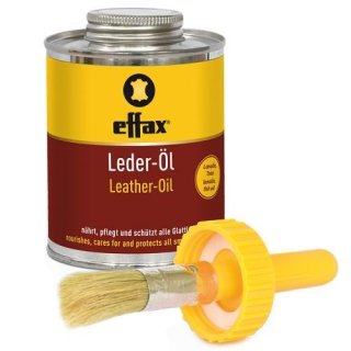 Effax-Lederöl mit Pinsel 475 ml