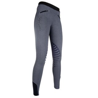 Reitleggins -Starlight Damen grau-melange/schwarz