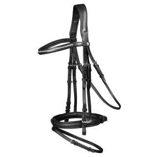 Waldhausen X-Line Trensenzaum Supersoft Glam schwarz