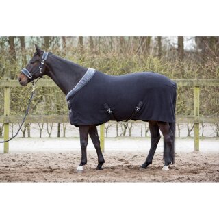 Harrys Horse Set Fleecedecke,Strick und Halfter Furby schwarz