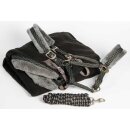 Harrys Horse Set Fleecedecke,Strick und Halfter Furby schwarz