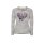 Pikeur Mädchen Langarmshirt grau/weiß Lissy