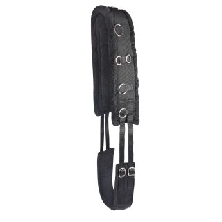 Longiergurt schwarz WB