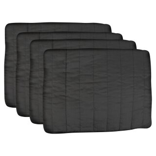 Bandagierkissen, 4er Set schwarz