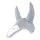 Fliegenohr EQ Style mit Stoffecke und Label Provence L