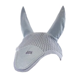 Fliegenohr EQ Style mit Stoffecke und Label Power Line grey L