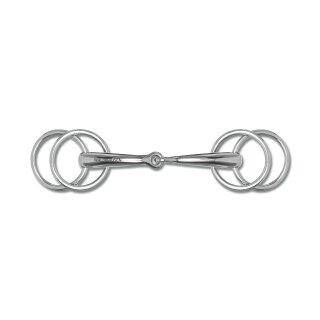 Fahrgebiss mit 4 Ringen Edelstahl 12,5