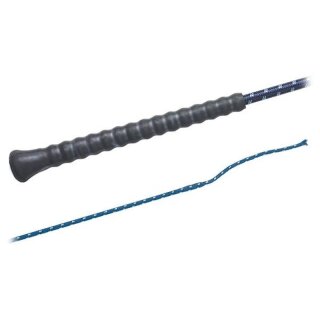 Fleck Dressurgerte Nylongespinst & Rubber-Griff