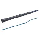 Fleck Dressurgerte Nylongespinst & Rubber-Griff