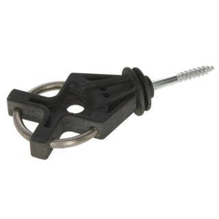 Torisolator X verzinkt, schwarz, 6 Stück