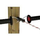 Torisolator X verzinkt, schwarz, 6 Stück