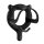 Trensenhalter, Metall schwarz