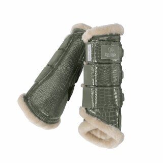 Gamaschen CROCO FAUXFUR   Platinum 22