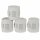 Bandagen FLEECE STAMPED Satz pearlgrey Platinum 22