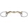 novocontact Olivenkopfgebiss mit D-förmigem Ring 16 mm doppelt gebrochen - Sensogan