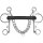 Pelham Stangengebiss Hartgummi 18 mm Hartgummi, starr