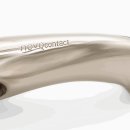 novocontact Olivenkopfgebiss mit D-förmigem Ring 16 mm einfach gebrochen - Sensogan, 125 mm Weite