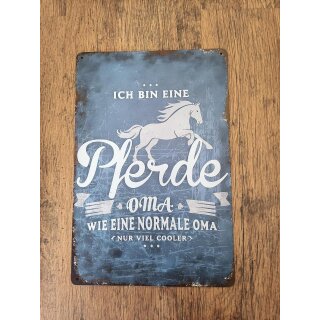 Pferde Oma