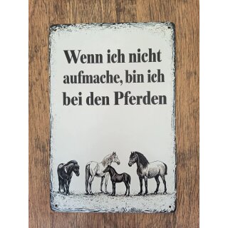 Wenn ich nicht ...